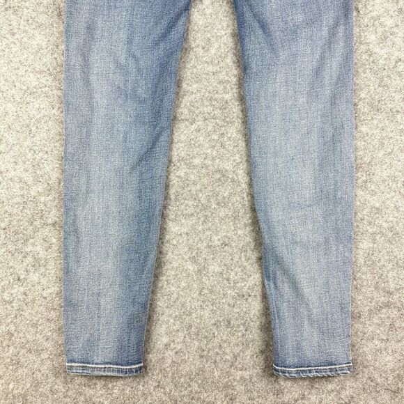 Vigoss Ace High Rise Super Skinny Jeans Womens 27 Light Wash Button Fly Stretch - Picture 7 of 16